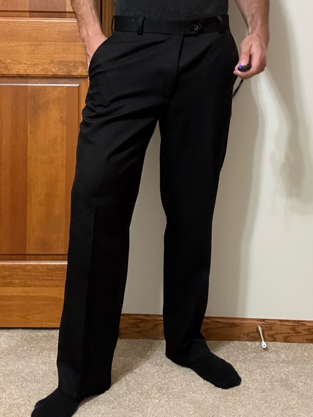 George black trousers 32x30